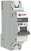 Выключатель автоматический EKF PROxima ВА47-63 1п 50А B 6кА