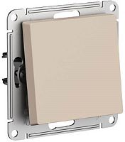 Переключатель без рамки Systeme Electric AtlasDesign 1-кл. проходной песочный
