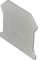 Заглушка торцеваяTekfor G-UT1-16 для UT1 16мм2 серый