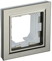 Рамка универсальная IEK Brite РУ-1-БрШ-44 1-м. IP44 шампань