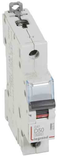 Выключатель автоматический Legrand DX3-E 6000 1п 50А D 10кА