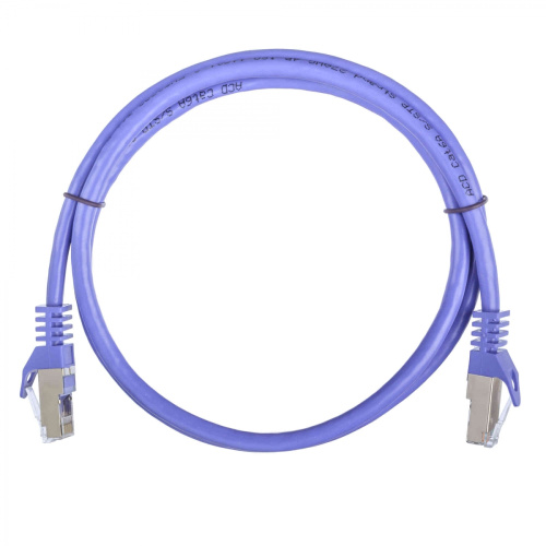 Патч-корд ACD LPS6A-10P 1 м, Cat6a, SSTP, 27AWG, CU (Фиолетовый)