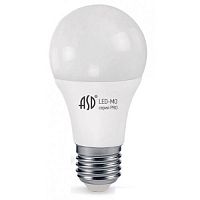 Лампа светодиодная ASD LED-MO PRO A60 Груша E27 12/24В 10Вт 800Лм 4000К 60х110мм ASD — купить по цене от 216 ₽ | ПрофБезопасность