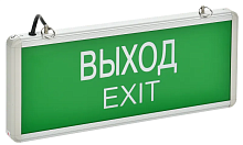 Светильник светодиодный IEK ССА 1001 "ВЫХОД-EXIT" односторонний  3Вт IEK — купить по цене от 1&nbsp;355 ₽ | ПрофБезопасность