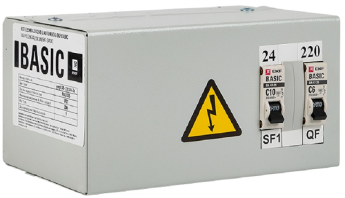 Ящик с понижающим трансформатором ЯТП EKF Basic 220/24В 0,25кВа IP30 картинка