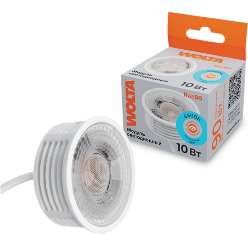 Светодиодный модуль WOLTA WDL-MR16-220V10W6K-LC 10Вт 6500K с линзой 900лм Ra>90 Wolta — купить по цене от 400 ₽ | ПрофБезопасность