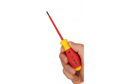 Отвертка диэлектрическая шлицевая SL3.0х0.5х100 Felo 91303090 Felo — купить по цене от 750 ₽ | ПрофБезопасность