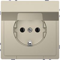Розетка с заземлением без рамки Schneider Electric Merten D-Life 1-м. крышка шторки сахара