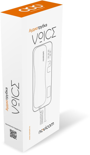 Трубка переговорная Novicam Voice С (черная) фото 2
