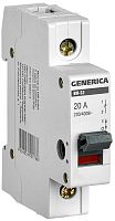 Выключатель нагрузки (мини-рубильник) IEK GENERICA ВН-32 1п 20А тип AC