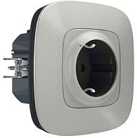 Умная розетка Valena Allure Netatmo 1-м. шторки IP41 16А алюминий Legrand — купить по цене от 5&nbsp;288 ₽ | ПрофБезопасность