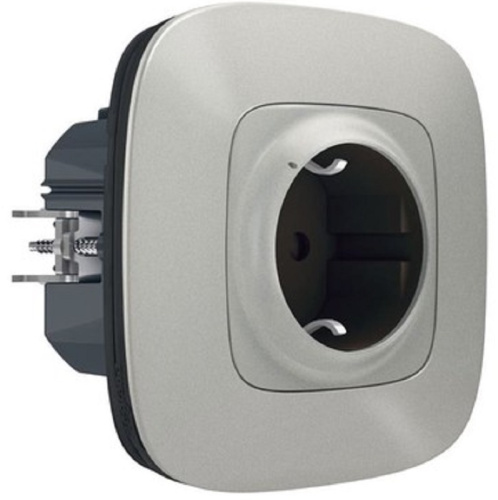 Умная розетка Valena Allure Netatmo 1-м. шторки IP41 16А алюминий Legrand — купить по цене от 5&nbsp;288 ₽ | ПрофБезопасность