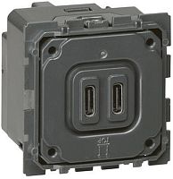 Розетка USB тип C+C без накладки без рамки Legrand Celiane 2-м. Legrand — купить по цене от 16&nbsp;139 ₽ | ПрофБезопасность