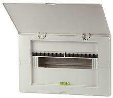 Бокс пластиковый ЭРА UNIQUE ЩРВ-П-16 16 мод. (401х270х100мм) IP40 белая дверца