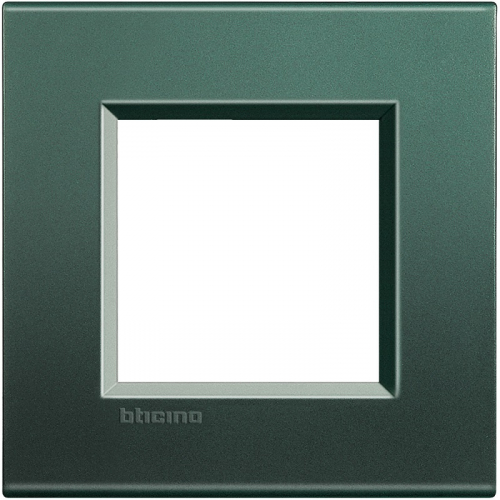 Рамка прямоугольная Legrand BTicino LivingLight 2 мод Зеленый шелк  картинка
