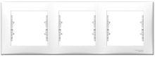 Рамка горизонтальная Schneider Electric Sedna 3-м. белый