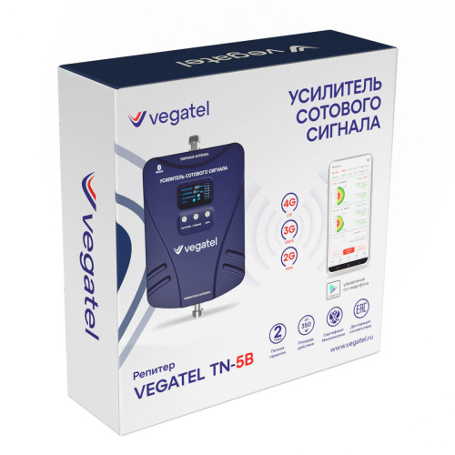 Репитер Vegatel TN-5B Vegatel — купить по цене от 62&nbsp;847 ₽ | ПрофБезопасность