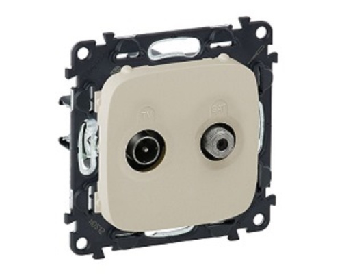 Розетка TV+SAT Оконечная без рамки Legrand Valena Allure 1-м. белый Legrand — купить по цене от 2&nbsp;190 ₽ | ПрофБезопасность