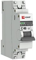 Выключатель автоматический EKF PROxima ВА47-63 1п 40А C 6кА