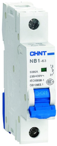 Выключатель автоматический CHINT NB1-63 1п 32А D 6кА