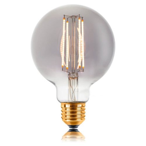 Лампа светодиодная филаментная Ретро Sun Lumen Smokey G95 Е27 220В 4Вт 2200К Sun Lumen — купить по цене от 755 ₽ | ПрофБезопасность