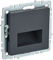 Встраиваемая LED подсветка без рамки IEK Brite ПЛ20-БрГ 1Вт 4000К графит