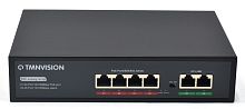 Коммутатор Tmnvision T104S PoE 12/24V TMNVision — купить по цене от 4&nbsp;400 ₽ | ПрофБезопасность