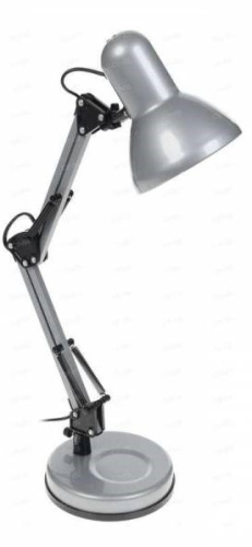 Светильник настольный Camelion KD-313 220В E27 60Вт Серебро Camelion — купить по цене от 2&nbsp;000 ₽ | ПрофБезопасность