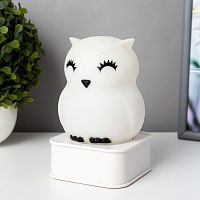 Настольный светильник "Совушка" 4хAА USB Белый  — купить по цене от 1&nbsp;115 ₽ | ПрофБезопасность