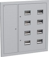 Щит этажный встраеваемый IEK LIGHT ЩЭ-8-Э-P 8кв. (1000х950х110см) с монтажной панелью IEK — купить по цене от 12&nbsp;720 ₽ | ПрофБезопасность