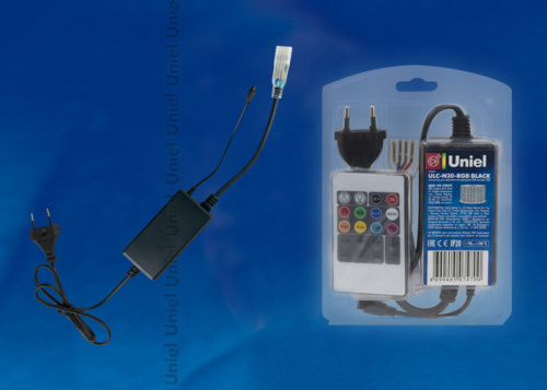 Контроллер для RGB светодиодной ленты Uniel ULC-N20-RGB BLACK 220В 1КВт ПДУ IP20 Uniel — купить по цене от 2&nbsp;200 ₽ | ПрофБезопасность