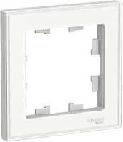 Рамка универсальная Systeme Electric AtlasDesign Art 1-м. белый