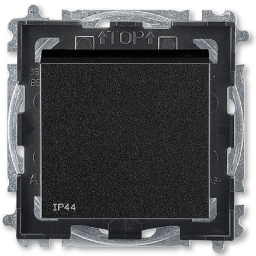 Переключатель без рамки ABB EPJ Levit 1-кл. проходной IP44 антрацит/дымчатый чёрный ABB — купить по цене от 911 ₽ | ПрофБезопасность