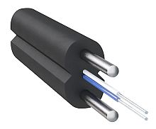 Кабель оптический CO-FTTH2-2, 0.4кН,стальная проволока, дроп, (кратно 50м)