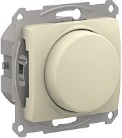Светорегулятор поворотно-нажимной без рамки Systeme Electric Glossa 5-315Вт бежевый