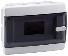 Бокс пластиковый Кэаз OptiBox ЩРВ-П-8 P-CVK-1-08-IP41 (170х218х102мм) IP40 прозрачная дверца картинка
