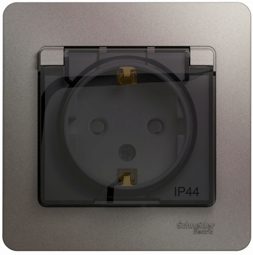 Розетка с заземлением с рамкой Systeme Electric Glossa 1-м. крышка шторки IP44 платина, Systeme Electric, купить, цена, доставка, безопасность Розетка с заземлением с рамкой Systeme Electric Glossa 1-м. крышка шторки IP44 платина Systeme Electric — купить по цене от 731 ₽ | ПрофБезопасность