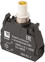 Ламповый блок подсветки светодиодный EKF PROxima XB4 400В желтый