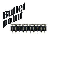 Гвозди для монтажного пистолета 3,05x15 мм, EG bullet point 1000 шт. TOUA