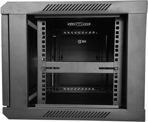Шкаф настенный 19″ Netko WMA 15U (600х600х768) черный, разборный картинка фото 2