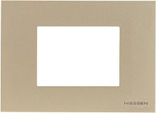 Рамка горизонтальная ABB Niessen Zenit 1-м. 3 мод. N2473 CV шампань ABB — купить по цене от 894 ₽ | ПрофБезопасность