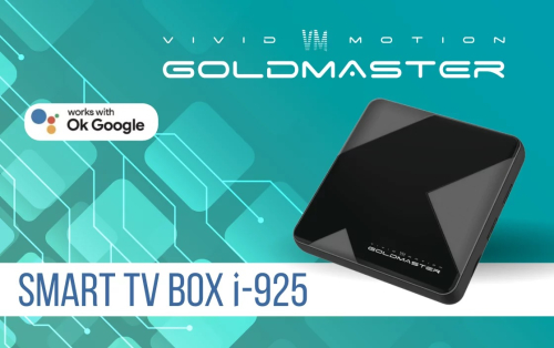 Приставка СмартТВ Goldmaster I-925 4/32Gb Android 10.0 картинка