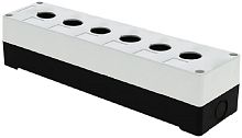 Корпус кнопочный EKF PROxima КП106 на 6 кнопк белый