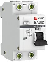 Автомат дифференциального тока АВДТ EKF Basic АД-12 2п 63А 30мА 4,5кА C тип AC