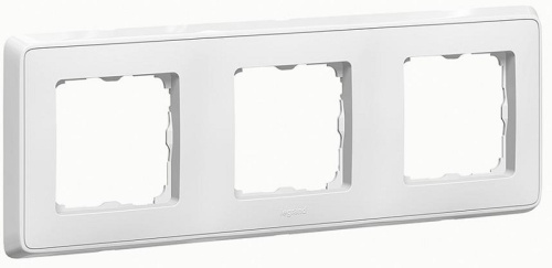 Рамка горизонтальная Legrand Cariva 3-м. белый Legrand — купить по цене от 302 ₽ | ПрофБезопасность