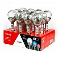 Садовый светильник на солнечной батарее Smartbuy SBF-103 IP54 Хром  30см Smartbuy — купить по цене от 355 ₽ | ПрофБезопасность