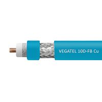 Кабель коаксиальный Vegatel 10D-FB Cu (ГОСТ, синий) Vegatel — купить по цене от 767 ₽ | ПрофБезопасность