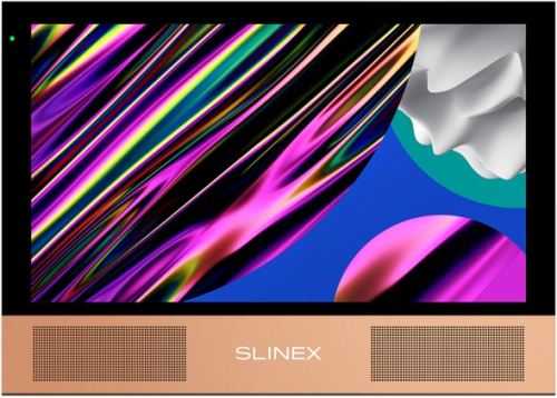Монитор видеодомофона Slinex Sonik 10 черный/марсала картинка