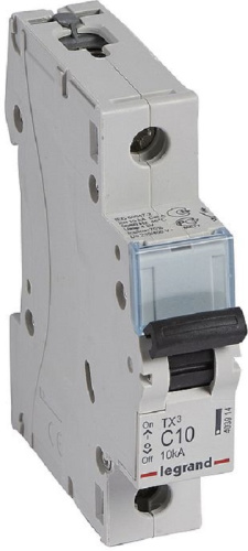 Выключатель автоматический Legrand TX3 6000 1п 10А C 10кА
