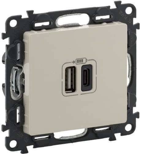 Розетка USB тип A+С без рамки Legrand Valena Life 2-м. 3000мА слоновая кость, Legrand, купить, цена, доставка, безопасность Розетка USB тип A+С без рамки Legrand Valena Life 2-м. 3000мА слоновая кость Legrand — купить по цене от 5 605 ₽ | ПрофБезопасность